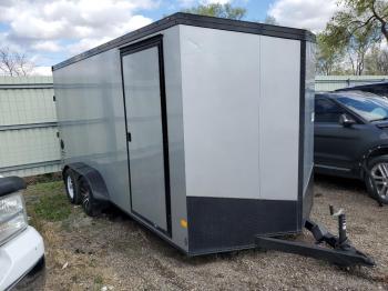  Salvage Haulmark Encl Trlr