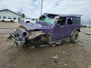  Salvage Jeep Wrangler