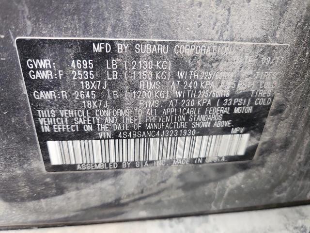 Subaru Outback 2.5i Limited Image 10