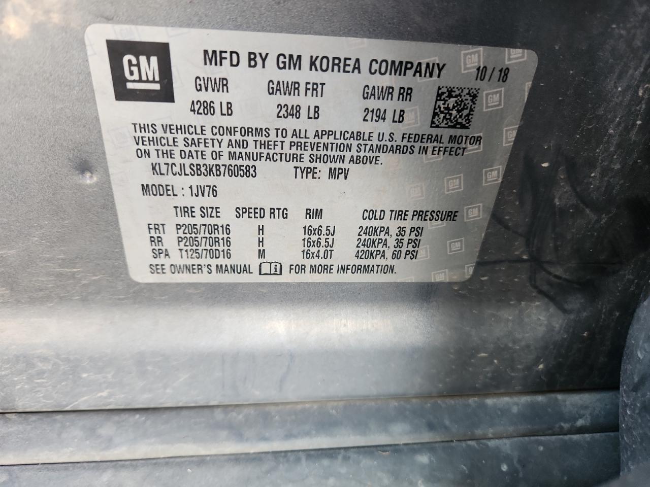 Chevrolet Trax 1lt Image 13