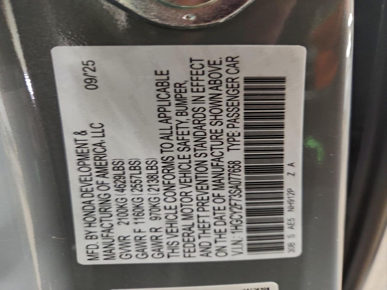 Honda Accord Hybrid Sport-l Image 9