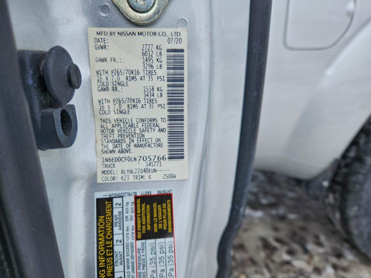 Nissan Frontier S Image 10