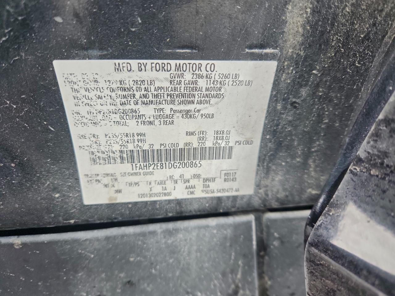 Ford Taurus Sel Image 8