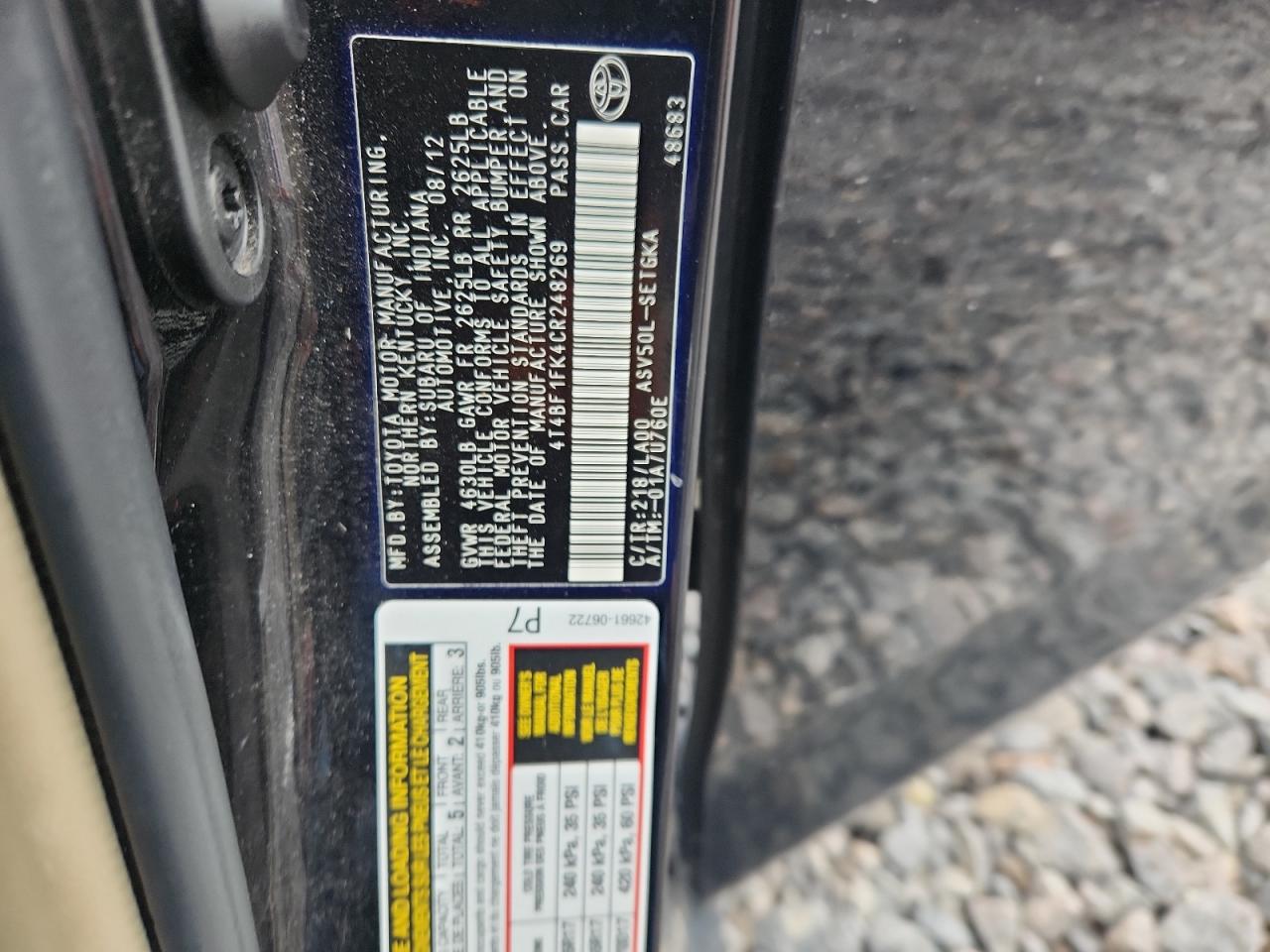 Toyota Camry Base Image 5