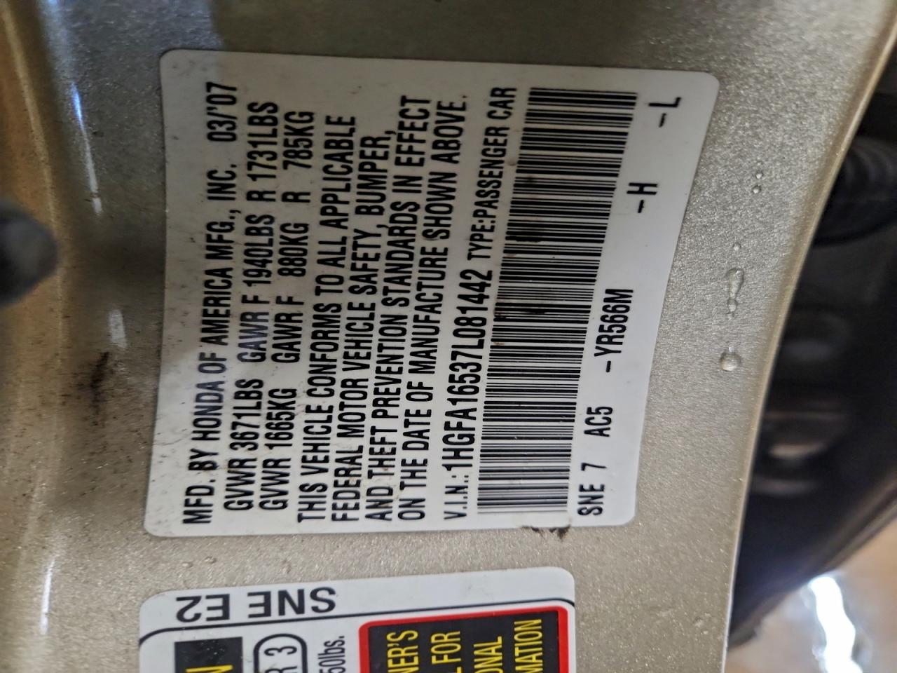 Honda Civic Lx Image 4