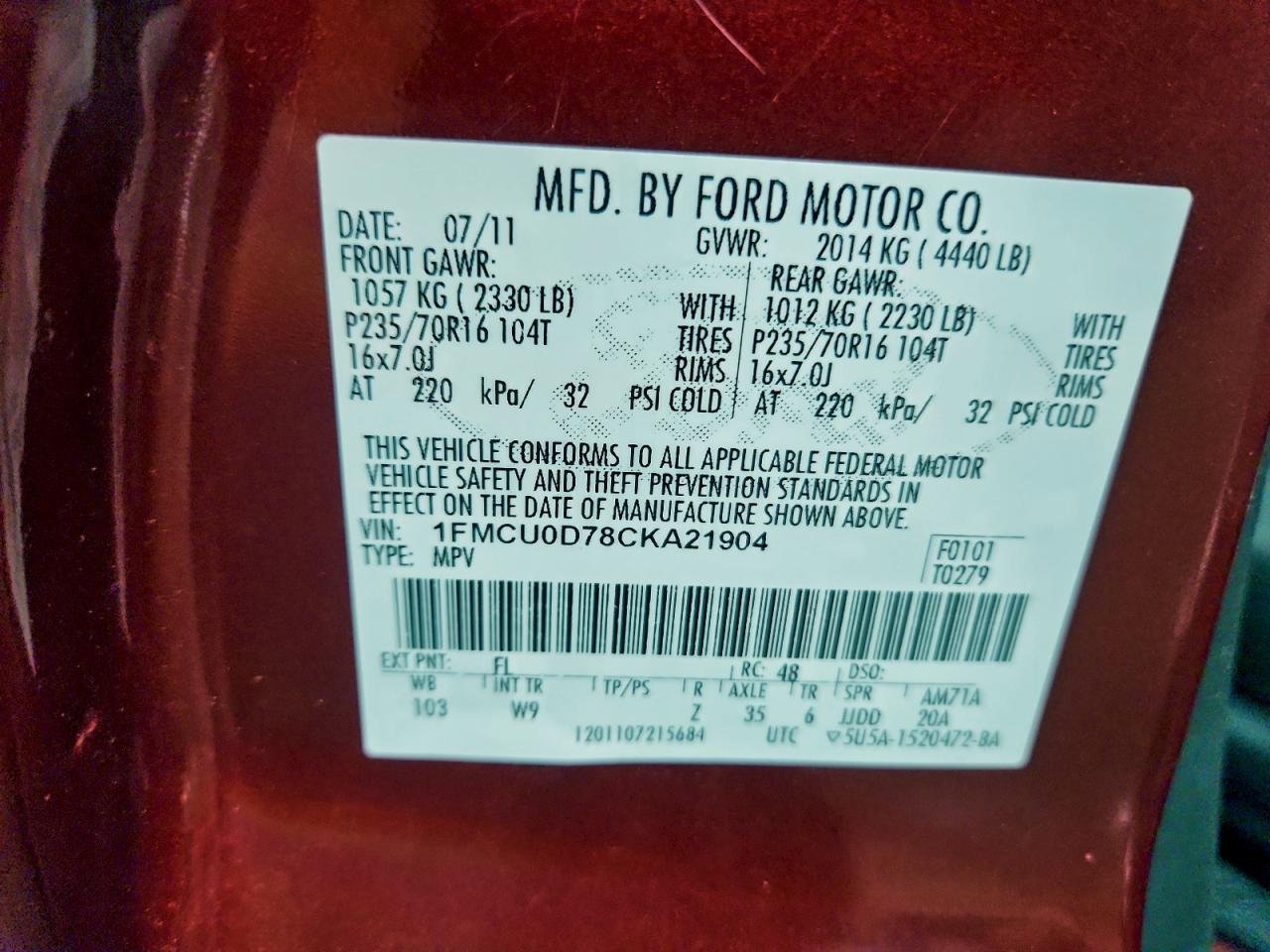 Ford Escape Xlt Image 9