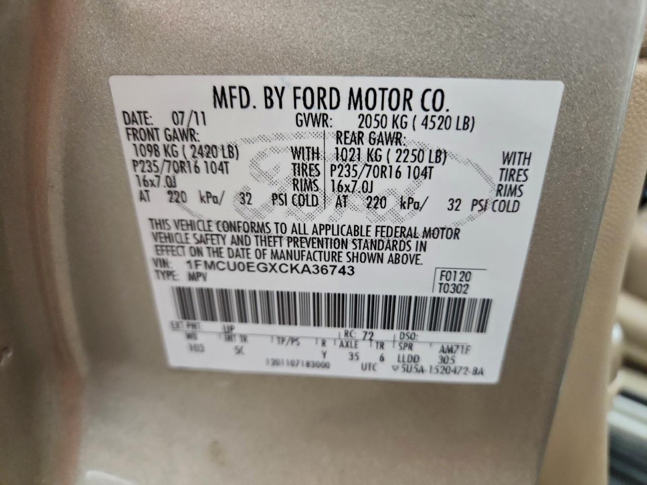 Ford Escape Limited Image 8